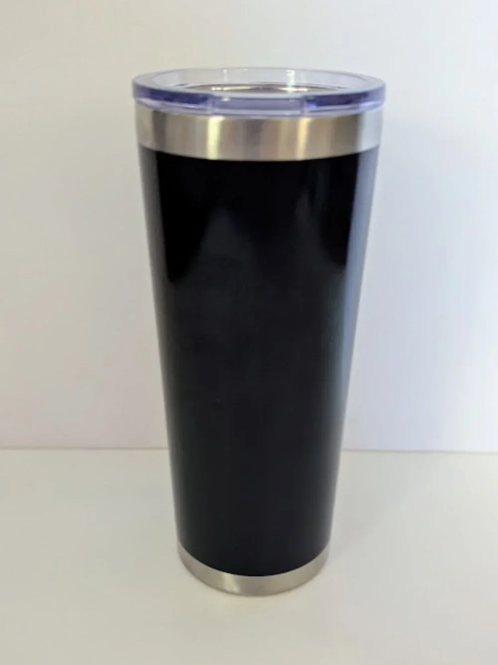 Funny Sarcastic Someone Cares Black Stainless Steel Tumbler with Lid